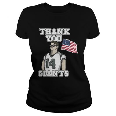 Thank you Giants American ladies tee