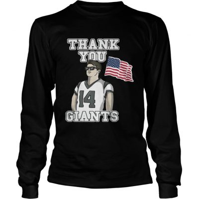 Thank you Giants American longsleeve tee