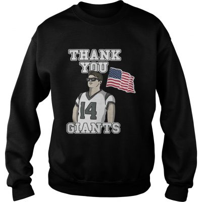 Thank you Giants American sweatshirt