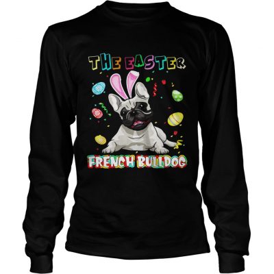 The easter french bulldog longsleeve tee