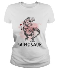 Trex Dinosaur Wine Winosaur ladies tee