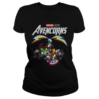 Unicorn Avencorns Avengers Marvel Endgame ladies tee