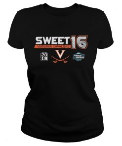 Virginia Cavaliers 2019 NCAA Basketball Tournament March Madness Sweet 16 ladies tee