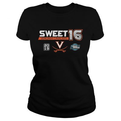 Virginia Cavaliers 2019 NCAA Basketball Tournament March Madness Sweet 16 ladies tee