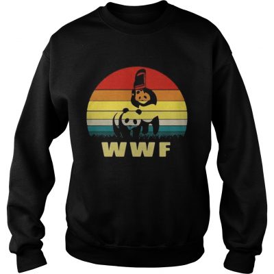 WWF Panda bear Wrestling vintage sweatshirt