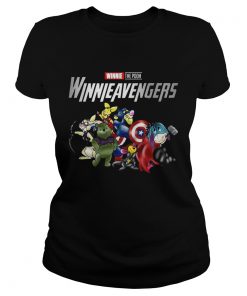 Winnieavengers Winnie the pooh Avengers ladies tee