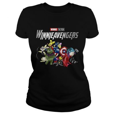 Winnieavengers Winnie the pooh Avengers ladies tee