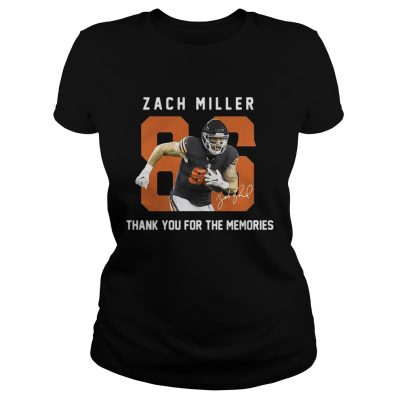 Zach Miller thank you for the memories ladies tee