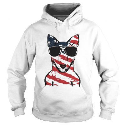 4th Of July Bull Terrier American Flag hoodie