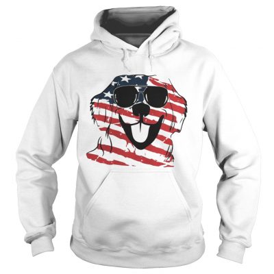 4th Of July Golden Retriever American Flag hoodie