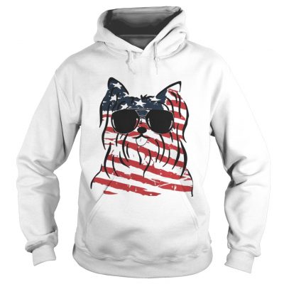 4th Of July Yorkshire Terrier American Flag hoodie