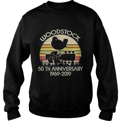 50th Anniversary 19692019 Woodstock Music vintage sweatshirt