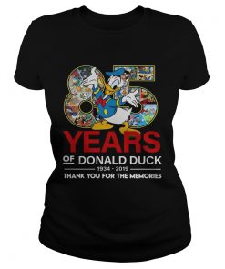 85 Years Of Donald Duck Thank you the Memories ladies tee