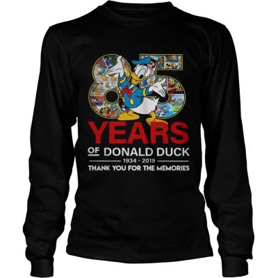 85 Years Of Donald Duck Thank you the Memories longsleeve tee