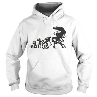 Alien Xenomorph evolution hoodie