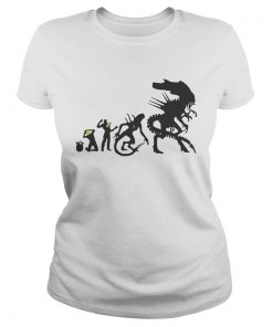 Alien Xenomorph evolution ladies tee