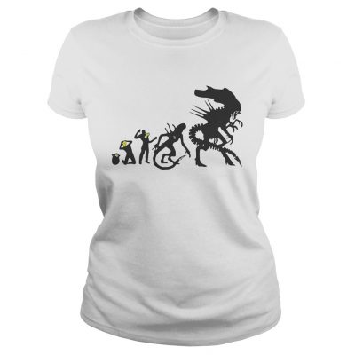 Alien Xenomorph evolution ladies tee