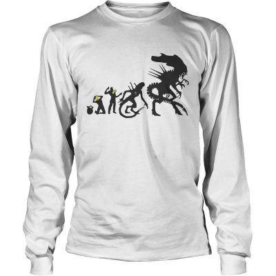 Alien Xenomorph evolution longsleeve tee