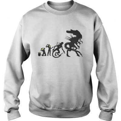 Alien Xenomorph evolution sweatshirt