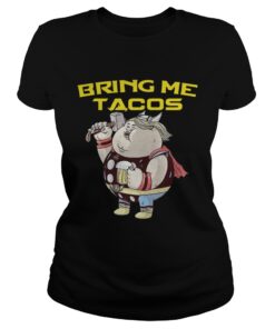 Avengers Endgame fat Thor and beer bring me tacos ladies tee