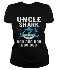 Awesome Uncle Shark Doo Doo Doo ladies tee