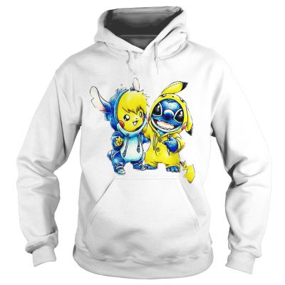 Baby Stitch and Pikachu hoodie