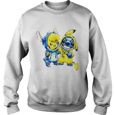 Baby Stitch and Pikachu sweatshirt