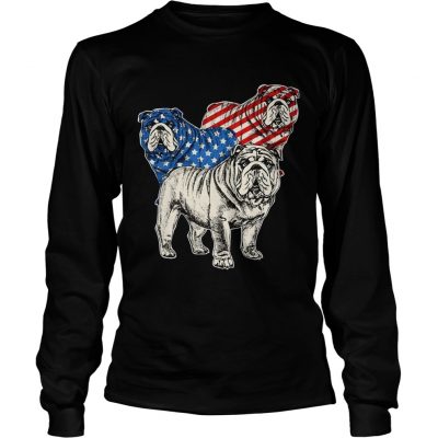 Bulldog Flag longsleeve tee