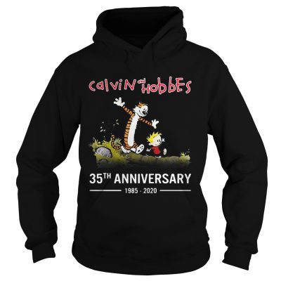 Calvin and Hobbes 35th anniversary 19852020 hoodie