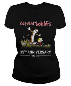 Calvin and Hobbes 35th anniversary 19852020 ladies tee