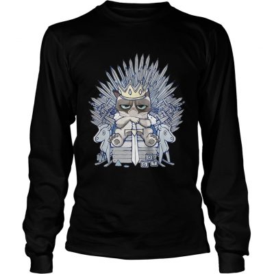 Cat king Game of Thrones longsleeve tee