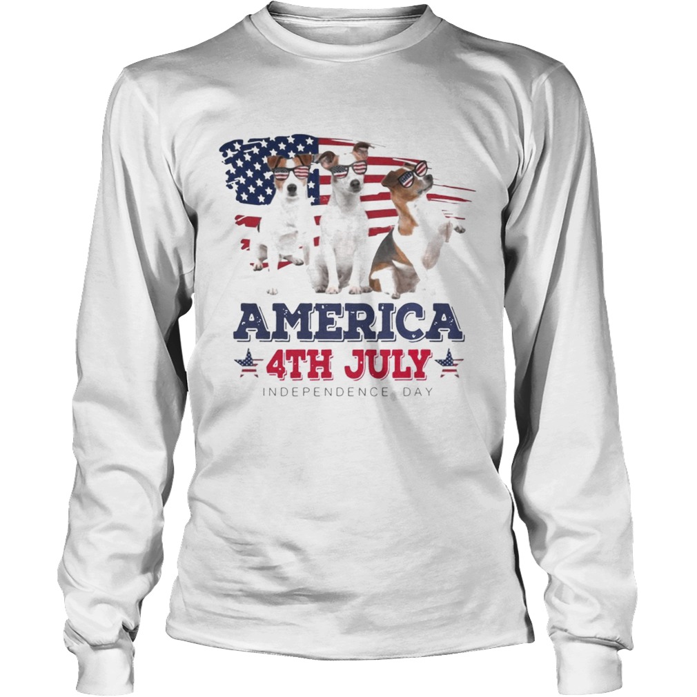 Cool Parson Russell America 4th July Independence Day T LongSleeve