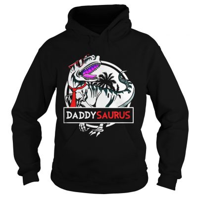 Daddy Saurus Glasses hoodie