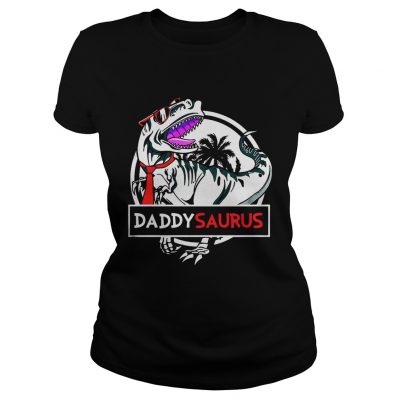 Daddy Saurus Glasses ladies tee