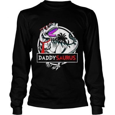 Daddy Saurus Glasses longsleeve tee