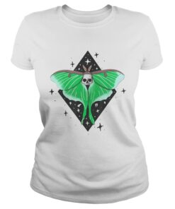 Death Moth Skull butterfly ladies tee