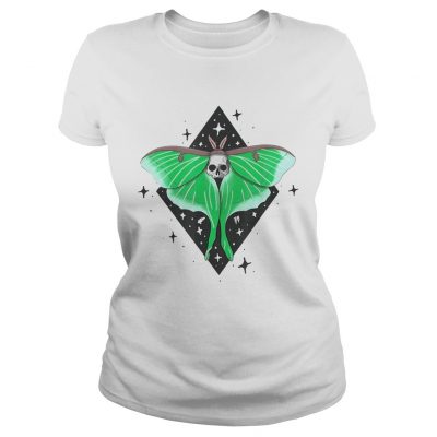 Death Moth Skull butterfly ladies tee