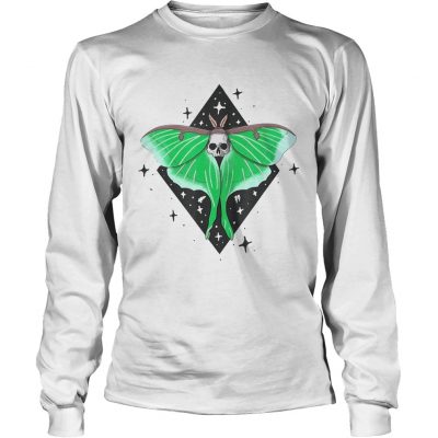 Death Moth Skull butterfly longsleeve tee