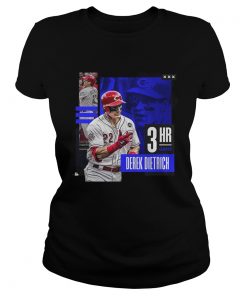 Derek Dietrich 3HR game ladies tee