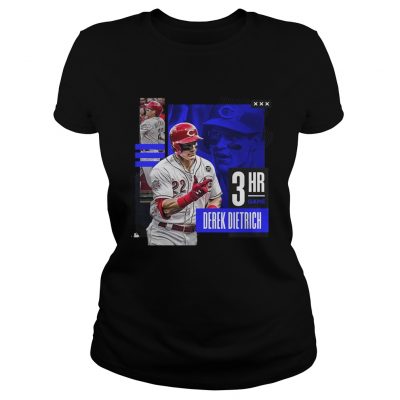 Derek Dietrich 3HR game ladies tee