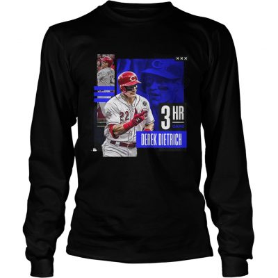 Derek Dietrich 3HR game longsleeve tee