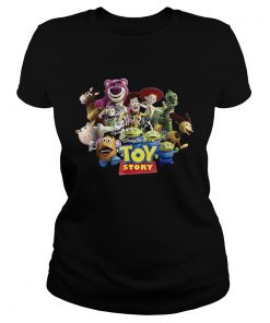 Disney Pixar Toy Story Buzz Woody Wendy Running ladies tee