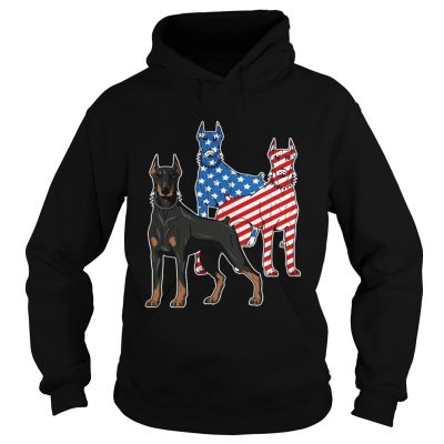 Doberman Dog Flag hoodie