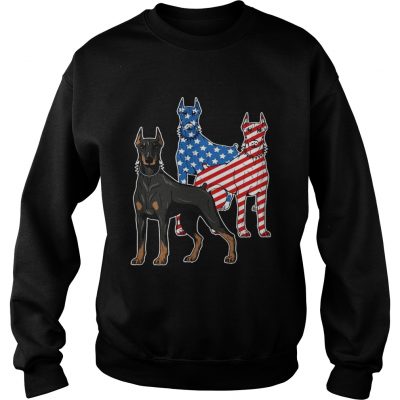 Doberman Dog Flag swaetshirt