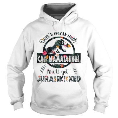 Dont Mess With Cat Mamasaurus hoodie