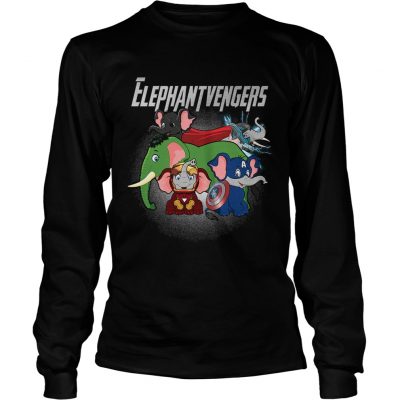 Elephantvengers Marvel Avengers longsleeve tee