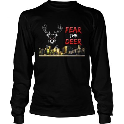 Fear the deer Milwaukee bucks longsleeve tee