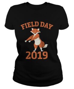 Field Day 2019 Flossing Fox Funny ladies tee