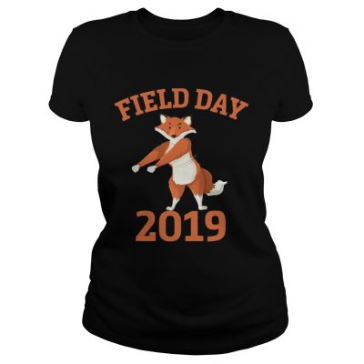 Field Day 2019 Flossing Fox Funny ladies tee