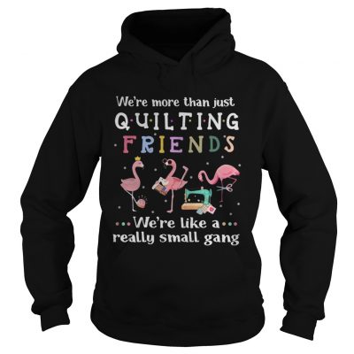 Flamingo were more than just quilting friends were like a really small gang hoodie